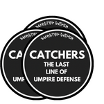 Backstop Umpire Defense-Fire Sticker