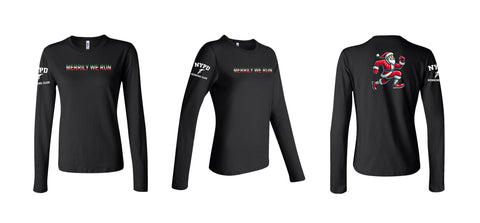 NYPD Running Club WOMEN'S Merrily We Run Long Sleeve Tee