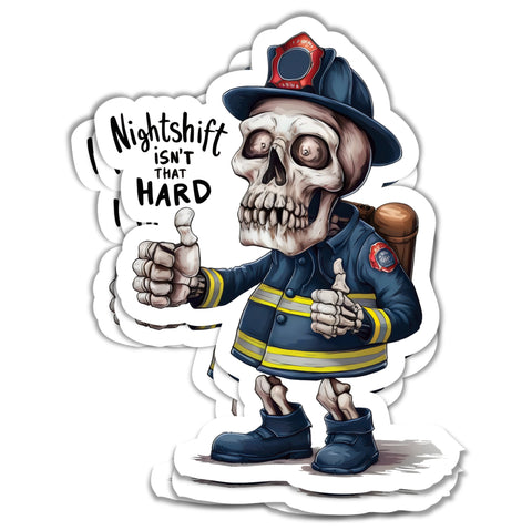 RCH Night Shift Fire Sticker