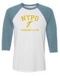NYPD Running Club Three-Quarter Sleeve Baseball Tee