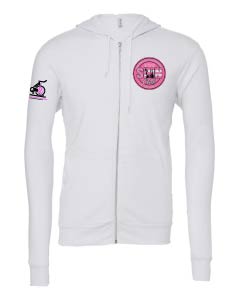 NYPD Spin Club Breast Cancer Awareness  Zip-Up Hoodie