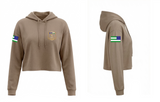 NYPD Running Club Women's Drawstring Cropped Hoodie
