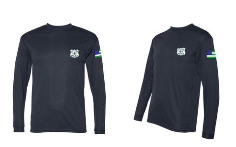 10-13 Old NYPD Patch PERFORMANCE Long Sleeve Tee