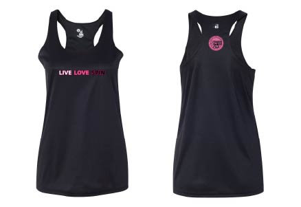 NYPD Spin Club Breast Cancer Awareness Women's Performance Tank