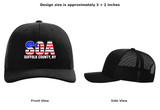 SOA  Richardson Snapback DTF Hat (American Flag-White)