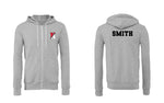 Personalized Newfield Cheer Design 1 Zip Up Hoodie