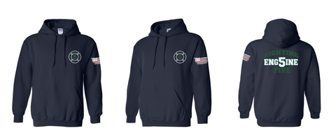 Wantagh FD 5 Maltese Cross Hoodie