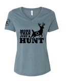 HH More Than Just a Hunt WOMAN'S V-NECK T-Shirt
