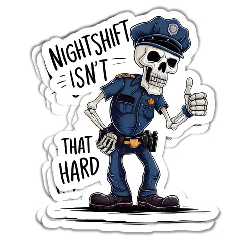 RCH Night Shift Police Sticker