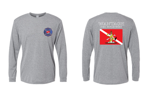 Wantagh FD Dive PERFORMANCE Long Sleeve Tee