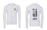911-25th Anniversary FBINAA Zip Up Hoodie