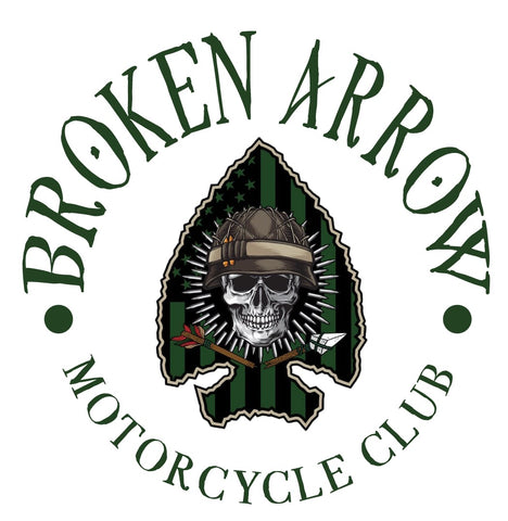 Broken Arrow MC-MOTORCYCLE CLUB Stickers