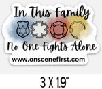 On Scene First Vinyl Sticker - In This Family