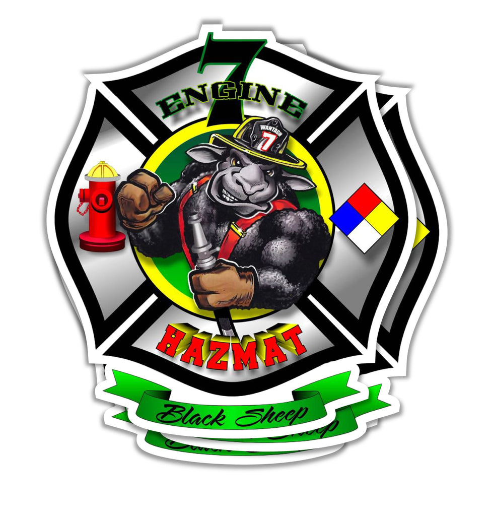 Wantagh Goat Sticker Wantagh Fire Department products - Squad Life