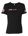 NYPD Spin Club Breast Cancer Awareness Women's Jersey T-Shirt