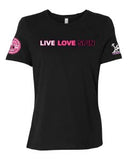 NYPD Spin Club Breast Cancer Awareness Women's Jersey T-Shirt