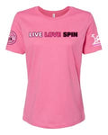 NYPD Spin Club Breast Cancer Awareness Women's Jersey T-Shirt