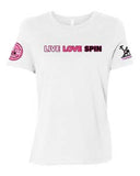 NYPD Spin Club Breast Cancer Awareness Women's Jersey T-Shirt