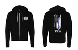 911-25th Anniversary FBINAA Zip Up Hoodie