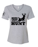 HH More Than Just a Hunt WOMAN'S V-NECK T-Shirt