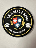 On Scene First Small Paw Velcro PVC Patches