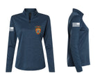 SCPD Guardians Logo WOMEN'S Women's Pro-Lock Performance Mélange Quarter-Zip Pullover