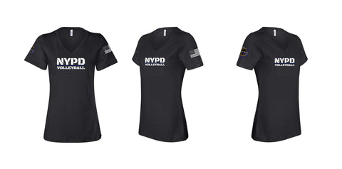 NYPD Volleyball Women’s V-Neck T-Shirt