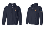 Miles For Curtis Zip Up Hoodie