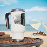 Military Blackout Stainless Steel Travel Mug