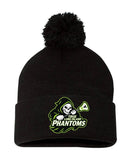 LI Phantoms DTF Pom-Pom Cuffed Beanie