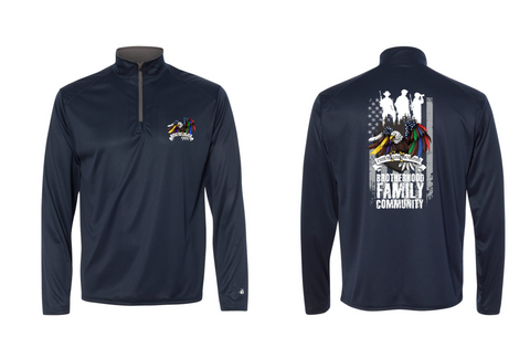 Unite The Lines MEN'S Lightweight 1/4 Zip Up Pullover Long Sleeve