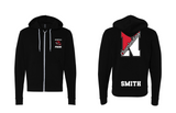 Personalized Newfield Cheer Design 4 Zip Up Hoodie