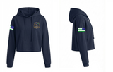 NYPD Running Club Women's Drawstring Cropped Hoodie