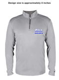 SOA MEN'S Lightweight 1/4 Zip Up Pullover Long Sleeve (Thin Blue Line Flag)