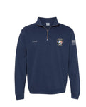 CTD PERSONALIZED PATCH Quarter Zip Sweatshirt