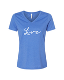 WFL Breathe, Live, Let Go WOMEN'S V-Neck T-Shirt