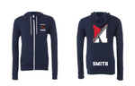 Personalized Newfield Cheer Design 4 Zip Up Hoodie