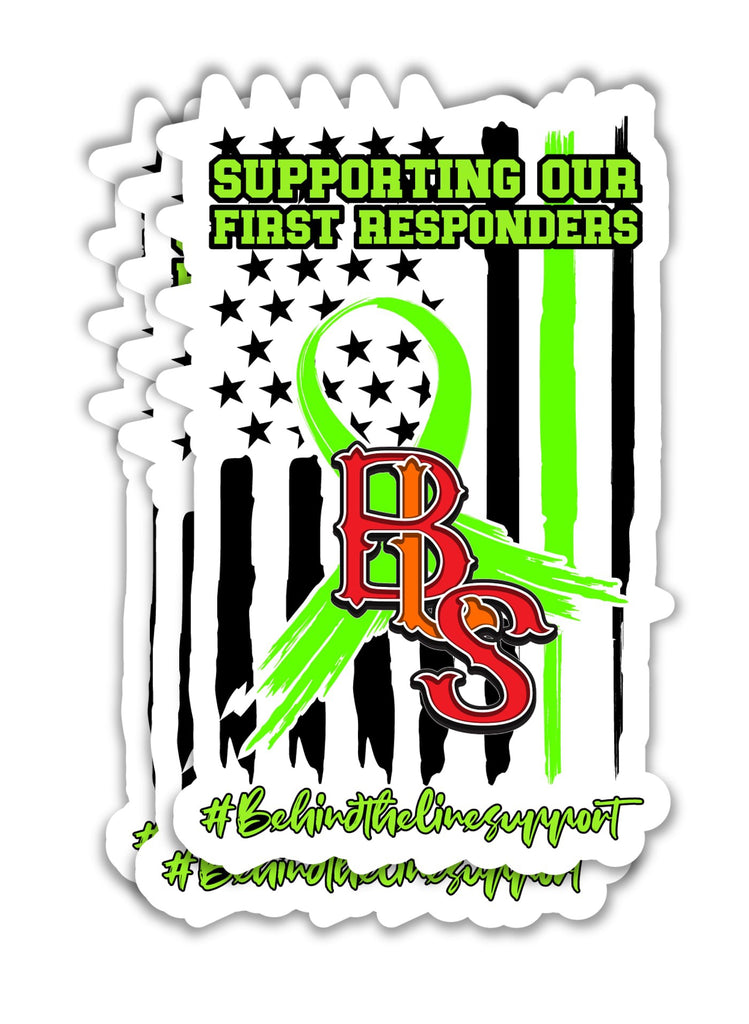 Life Support Sticker Behind The Line Support products - Squad Life