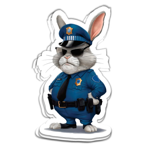 RCH Police Bunny Sticker