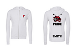 Personalized Newfield Cheer Design 3 Zip Up Hoodie