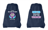 Take Back The Night Drawstring bag