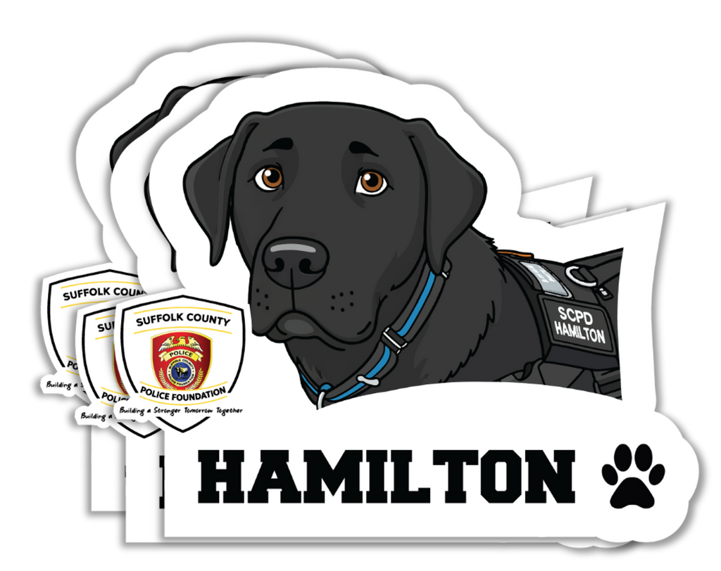 Police Foundations Sticker SCPD Police Foundation K9 Hamilton Stickers – Squad Life