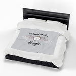 Angel Army Personalized Plush Blanket
