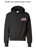 SOA Champion Hoodie (American Flag-White)