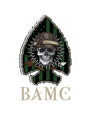 Broken Arrow MC-SKULL Stickers