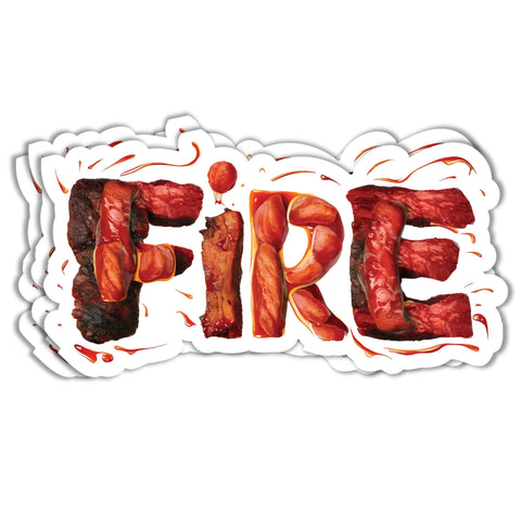 RCH Fire Meats Sticker