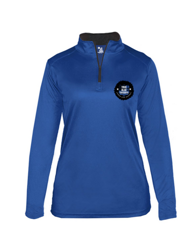 TBT WOMEN'S Lightweight 1/4 Zip Up Pullover Long Sleeve