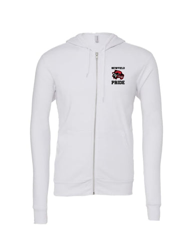 Newfield Cheer Design 2 Wolverine Zip Up Hoodie