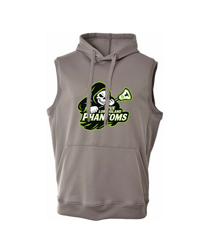 LI Phantoms Athletic Sleeveless Fleece Hoodie