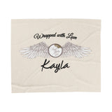 Angel Army Personalized Plush Blanket